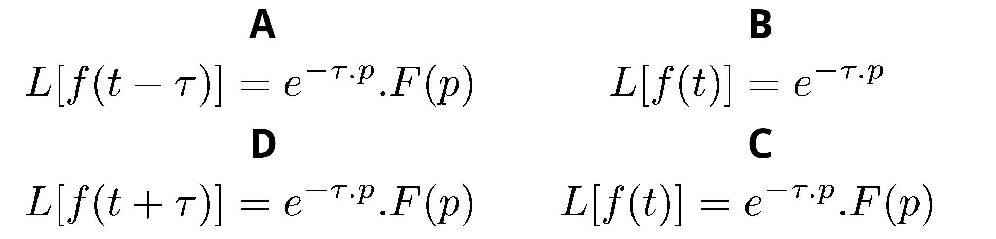 A quelle proposition correspond l'expression du théorème du retard