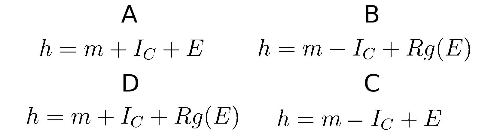 Quelle formule parmis les suivantes permet de déterminer le degré d'hyperstatisme d'un système ?